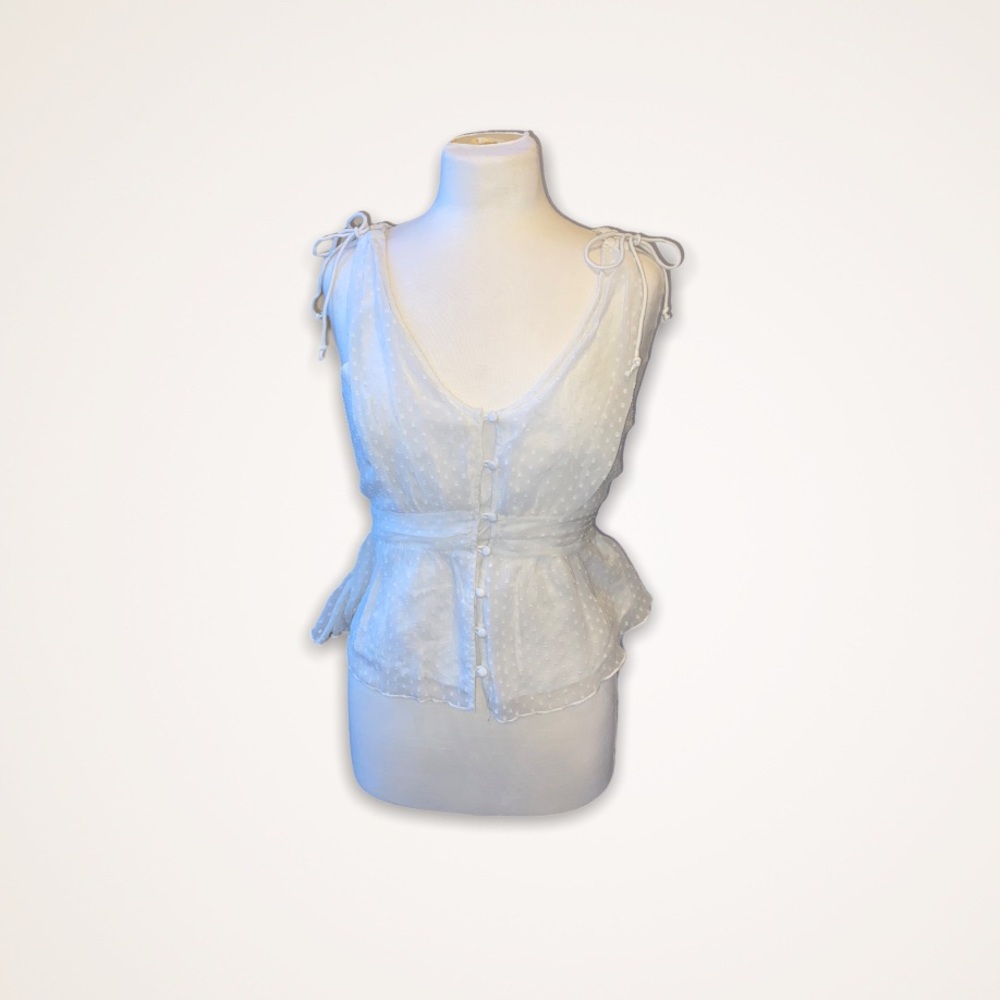 abercrombie white blouse